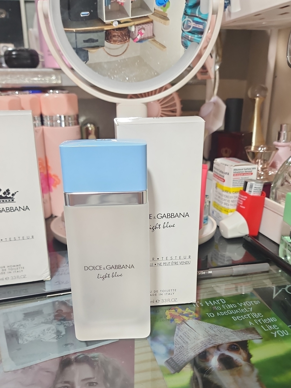 Dolce & Gabbana Light Blue Women's Fragrance - Light Blue & Frosted White Bottle